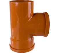Тройник ООО МультиМирПласт ПП 160/160/87.5 SN4 РЫЖИЙ ТРК НК 160/160/87.5 SN4