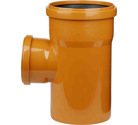 Тройник ООО МультиМирПласт ПП 110/110/87.5 SN2 РЫЖИЙ ТРК НК 110/110/87.5 SN2
