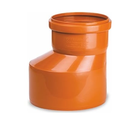 Переход ООО МультиМирПласт ПП 160/110 эксцентрический, SN2 рыжий ПРХ НК 160/110 SN2