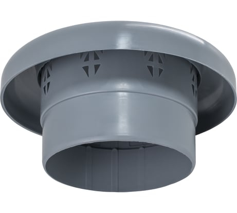 Вентиляционный зонт ООО МультиМирПласт 110 серый ЗНТ ВК 110