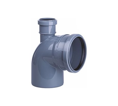 Отвод ООО МультиМирПласт 110/50/87.5 вверх ОТВ ВК 110/50/87.5 ВРХ