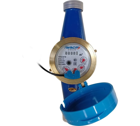 Многоструйный х/в счетчик Пульсар М Ду25; Qn=3,5м3/час; L=260мм; имп. выход (присоед.) Р00074088