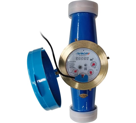 Многоструйный х/в счетчик Пульсар М Ду50; Qn=15м3/час; L=300мм; имп. выход (присоед.) Р00074085 1