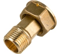 Отвод с накидной гайкой для счетчиков Giacomini 1/2"x3/4", нехромированный R37Y003