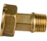 Отвод с накидной гайкой для счетчиков Giacomini 1/2"x3/4", нехромированный R37Y003 3