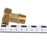 Отвод с накидной гайкой для счетчиков Giacomini 1/2"x3/4", нехромированный R37Y003 4