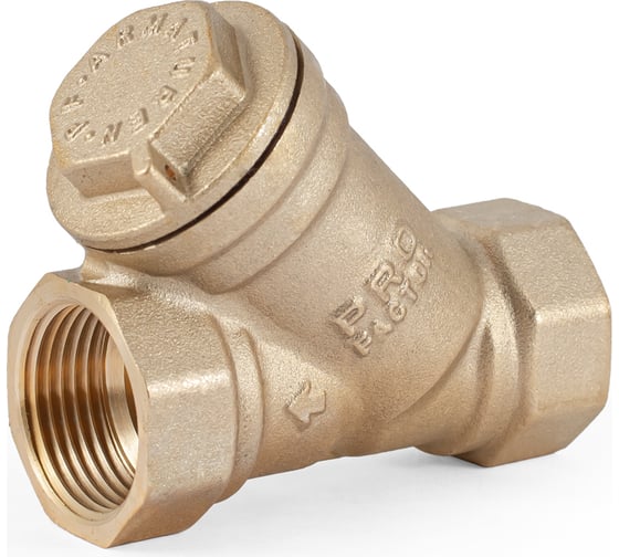 Фильтр PROFACTOR косой с отверстием для пломбы в/в 3/4" PF YS 221