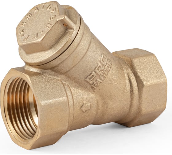 Фильтр PROFACTOR косой с отверстием для пломбы в/в 1" PF YS 222