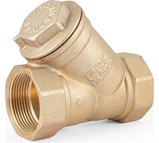Фильтр PROFACTOR косой с отверстием для пломбы в/в 1 1/2" PF YS 224