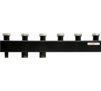 Коллектор для котла на 3 контура с накидными гайками WARME WKS80.3F