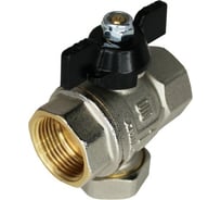Шаровой кран ELSEN с фильтром механической очистки, 1/2", ВВ, ручка бабочка EV30.1212