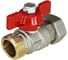 Шаровой кран ELSEN 3/4", НВ, ручка-бабочка, с накидной гайкой EV34.4201 1