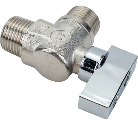 Шаровой кран ELSEN угловой, для стиральных машин, 1/2", 1/2", НН EV90.1212