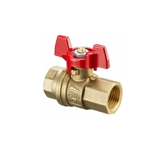 Шаровой кран Oventrop Optibal, Ду15, 1/2", ISO 228/1, рукоять "бабочкой" 1079404