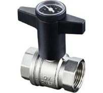 Шаровой кран Oventrop Optibal Ду20, 3/4, с термометром 1078006