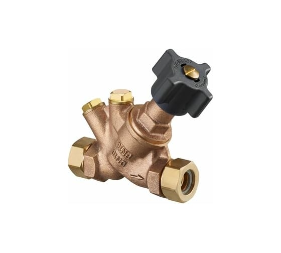 Запорный вентиль Oventrop Hydrocontrol A PN16 Ду15, 1/2" с накидной гайкой 1067604