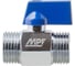Шаровой кран-мини для стиральных/посудомоечных машин MPF 1/2" н/н флажок ИС.080342 2