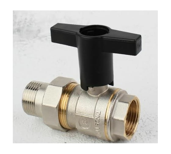 Шаровой кран ELSEN 3/4", НВ, высокая ручка из пластмассы, с разъемным соединением EV34.6202