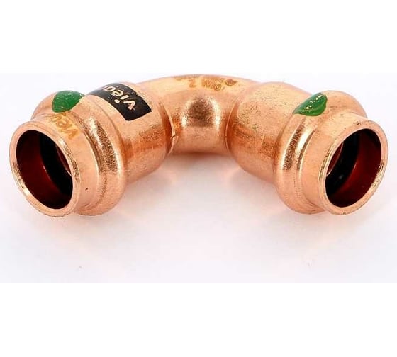 Угол VIEGA Profipress, c SC-Contur BB 90, 12 мм, медь 291488 1