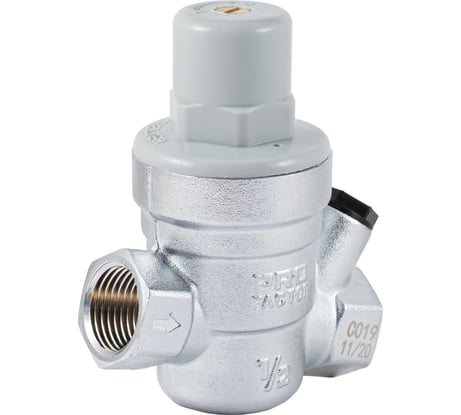 Редуктор давления PROFACTOR мембранный, с отводом под манометр 1/2" PF PRV 253