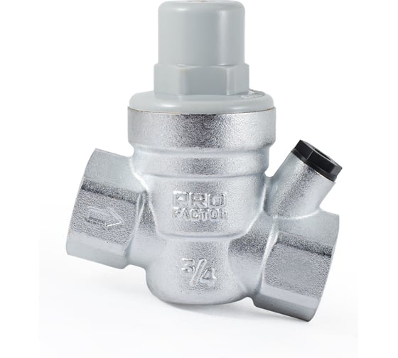 Редуктор давления PROFACTOR мембранный, с отводом под манометр 3/4" PF PRV 254