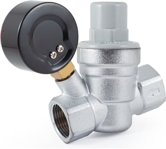 Редуктор давления PROFACTOR мембранный, с манометром, 3/4" PF PRV 254G