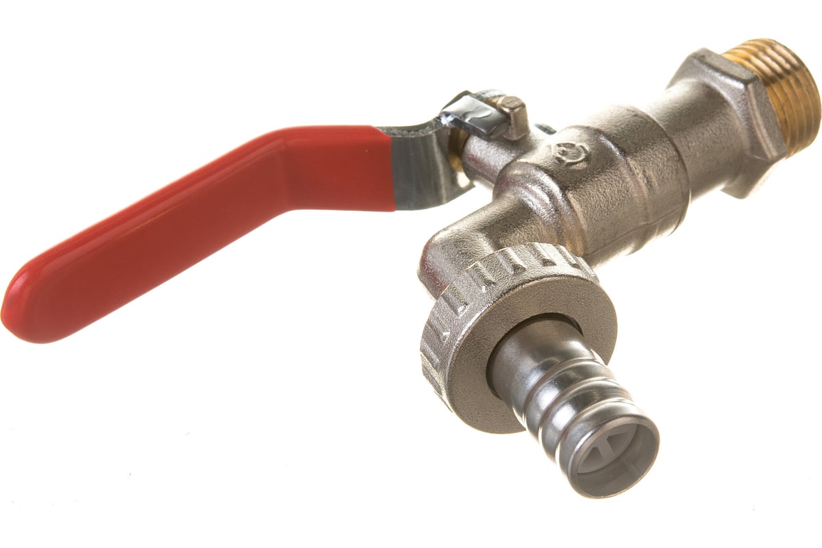 Водозаборный кран AV Engineering со штуцером 1/2\" никелированный ...