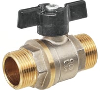 Шаровой кран БАЗ 11Б27П1 Ду15 А32/1 нр/нр бабочка никель PN40 серия Standart БАЗ.А32.1.15.НГ.40.Н