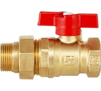 Шаровой кран БАЗ 11Б27п1 DN20 PN40 "американка" бабочка, серия Standart БАЗ.А.А31.1.20.НГ.40