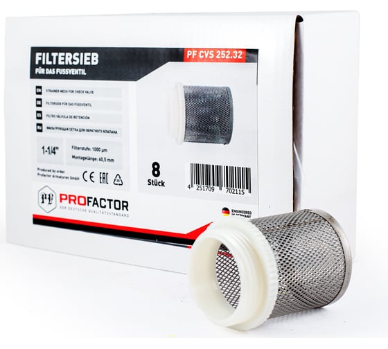 Фильтрующая сетка обратного клапана PROFACTOR 1 1/4" PF CVS 252.32