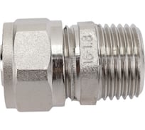 Прямой соединитель BYR PEX Н.Р. 1/2" х 16 (1.8) для подключения приборов, никель 1080