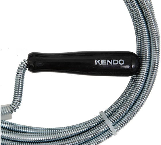 Сантехнический трос для прочистки канализационных труб KENDO 5 м, 9 мм 50203