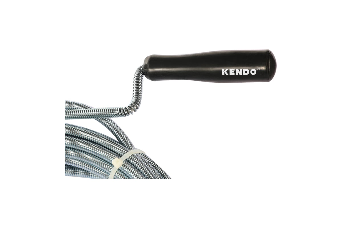 Сантехнический трос для прочистки канализационных труб KENDO 50218 .