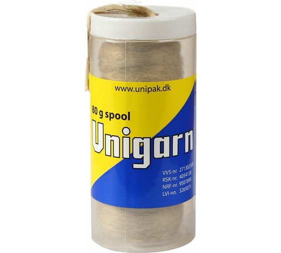 Сантехнический лен Unipak UNIGARN 80 г., пластик 1500820 1