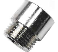 Гайка удлинительная Профитт НР/ВР 1/2" х 15 мм, никелированная 1648604