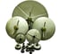 Алюминиевая заглушка Huntingdon с проходным штоком Д=550 мм 546 - 572 мм PSP4550 1