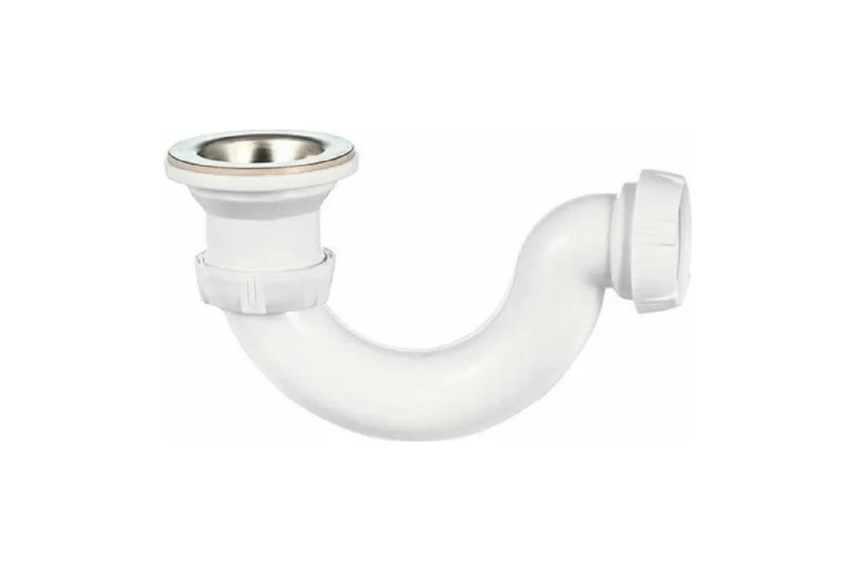 Сифон Wirquin S-образный 1 1/2x40 мм проточного типа 30718008 ...