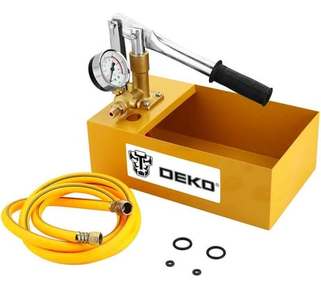 Ручной опрессовщик DEKO HTP01 (5 л., 0-60 атм., 3 кг) 068-1311
