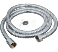 Шланг для душа MELODIA LUXURY FLEXIBLE 1/2"х1/2" конус, нерж. d14 мм, L150 см, 2-й зажим MKPBL 34421