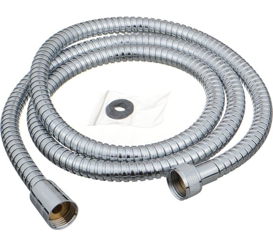 Шланг для душа Melodia della vita LUXURY FLEXIBLE 1/2"х1/2" конус, нерж. d14 мм, L150 см, 2-й зажим MKPBL 34421