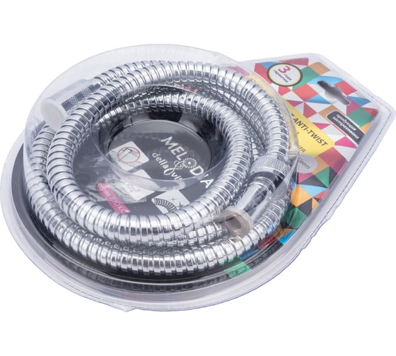 Шланг для душа Melodia della vita EXTRA COMFORT ANTI-TWIST 1/2" 1/2" конус нерж. d14мм,L150см,2й заж. MKPBL 34422