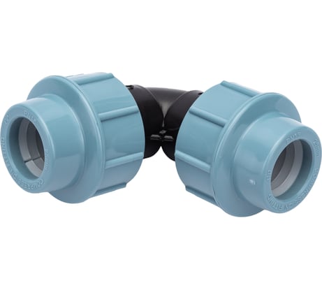 Угольник ПНД компрессионный 25 мм AV Engineering AVE1012525