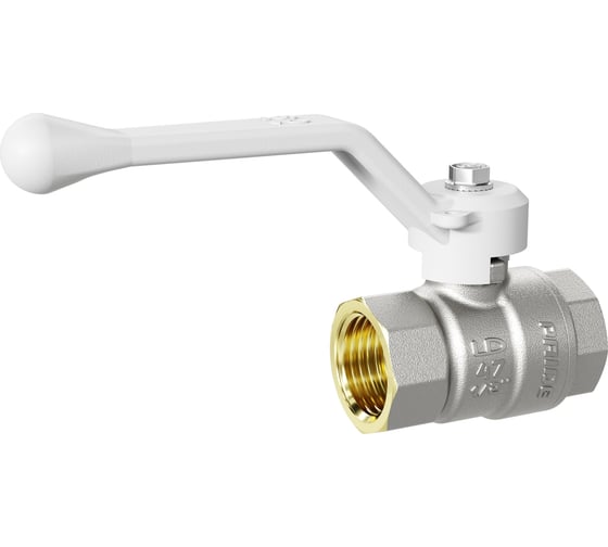 Шаровой кран LD PRIDE 1/2'' вн/вн рукоятка, белая 544496