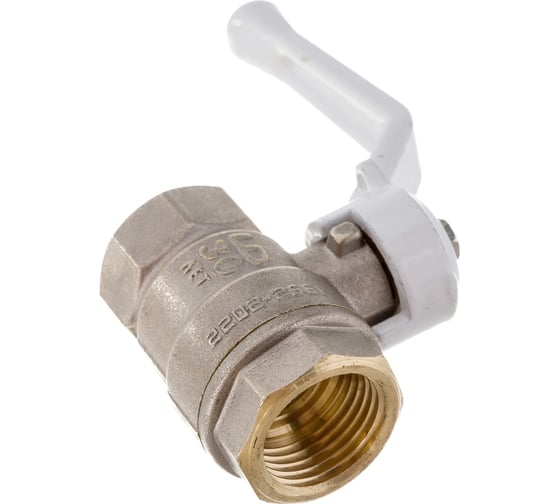 Шаровой кран LD PRIDE 1/2'' вн/вн рукоятка, белая 544496