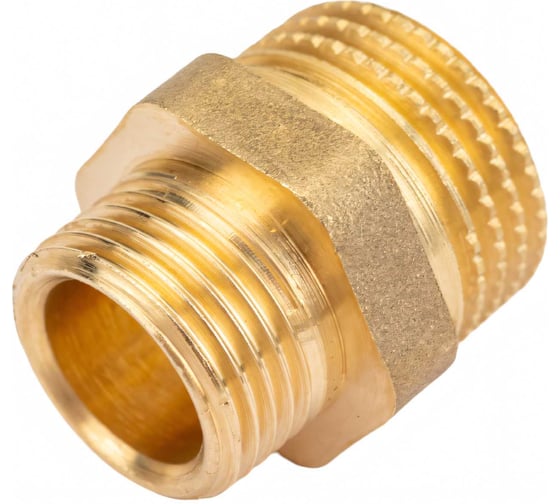 Переходной ниппель LD PRIDE 1/2'' - 3/8'' нар/нар латунь 549997