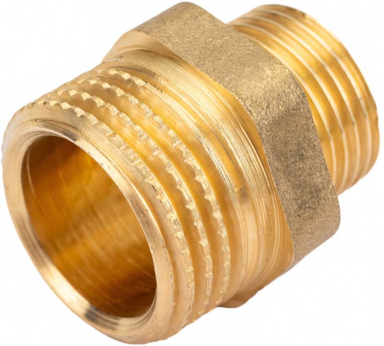 Переходной ниппель LD PRIDE 1/2'' - 3/8'' нар/нар латунь 549997