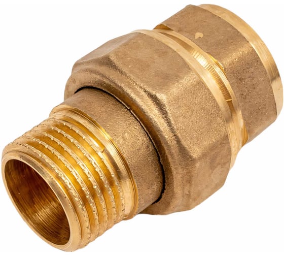 Переходник со сгоном LD PRIDE 1/2'' прямой латунь 549726