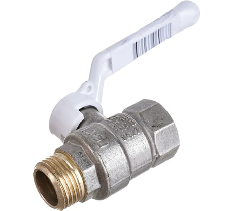 Шаровой кран LD PRIDE 1/2'' вн/нар рукоятка, белый 544498