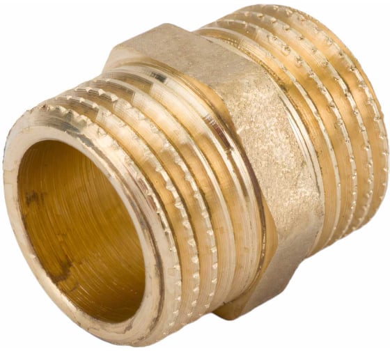 Ниппель LD PRIDE 1/2'' нар/нар латунь 549721