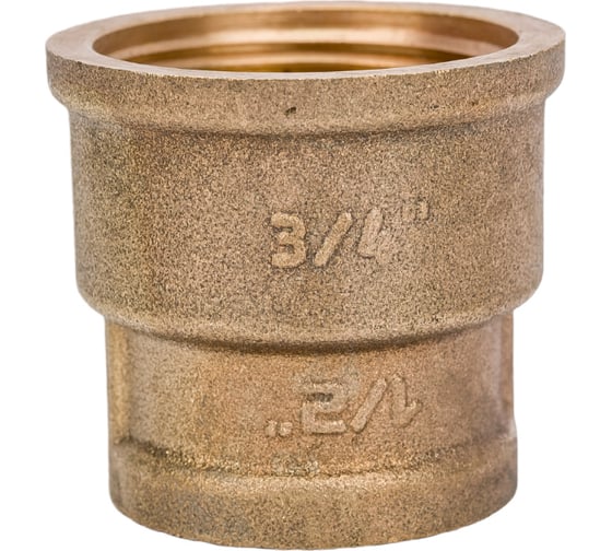 Переходная муфта LD PRIDE 3/4'' - 1/2'' вн/вн латунь 549732